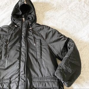 AMERICAN EAGLE Parka Black Large NEW NWT